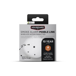 Serieforbundet "upgrade" Rgalarm Pebble - op til 10 r i stby. inkl. dobbeltklbende tape. Forbind 