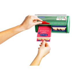 Plasterdispenser inkl. tekstil- og plastplastre