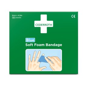 Soft Foam Bandage Bl 6cmx4,5m
