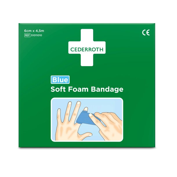 Soft Foam Bandage Bl 6cmx4,5m