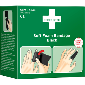 Soft Foam Bandage Sort 6cm x 4,5m