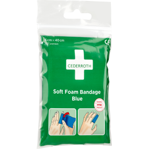 Soft Foam Bandage Bl 6cm x 40 cm