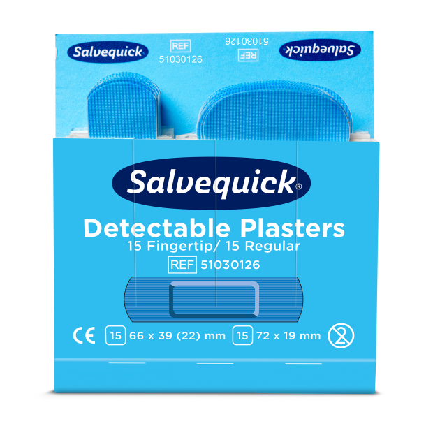 Salvequick Fingerspidsplaster bl refill