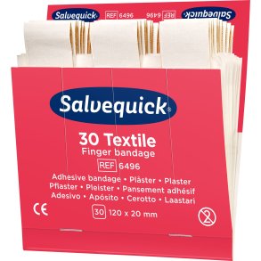 Salvequick Plaster tekstil ekstra lange refill