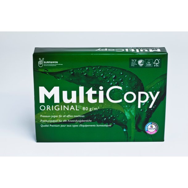 A4 MultiCopy Zero 80g. Palle