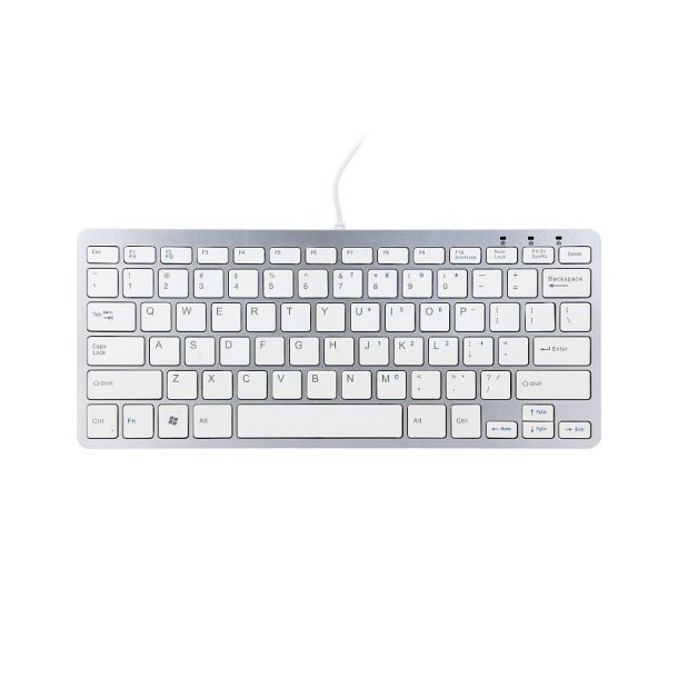 R-Go Compact Keyboard (Nordic) hvidt