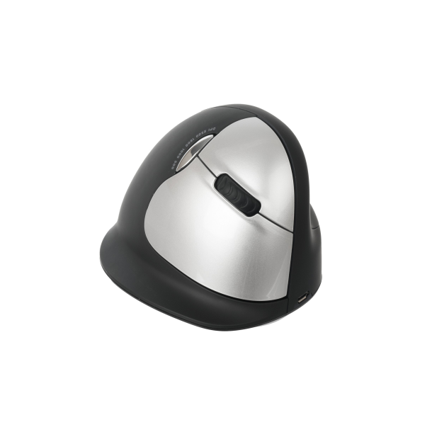 R-Go HE Mouse, Ergonomisk mus, Stor (over 185mm), Hjre, Tr