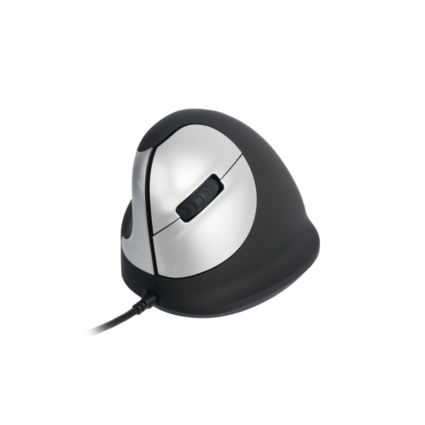 R-Go HE Mouse, Ergonomisk mus, Medium (165-195mm), Venstre,