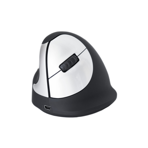 R-Go HE Trdls, Ergonomisk mus, t. venstre hnd Medium