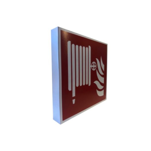 Faneskilt - markering af Brandslange DS7010