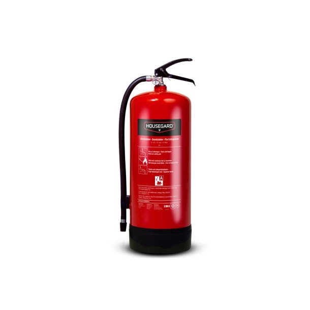 Ildslukker med vand 9 L DS/EN3- inkl. vgbeslag