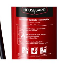 Pulverslukker med ABCpulver 6 kg (43A - 233B)