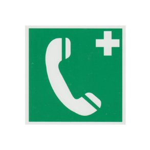 Frstehjlpsskilt - Markering af Redningsinstruks