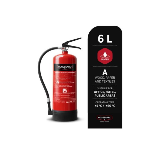 Vandslukker kun m/vand 6 L DS/EN3