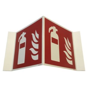 Vinkelskilt Ildslukker DS7010