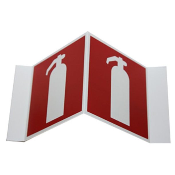 Vinkelskilt m/Ildslukker