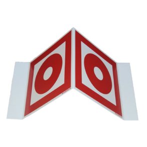 Vinkelskilt m/Brandtryk direkte til brandvsnet